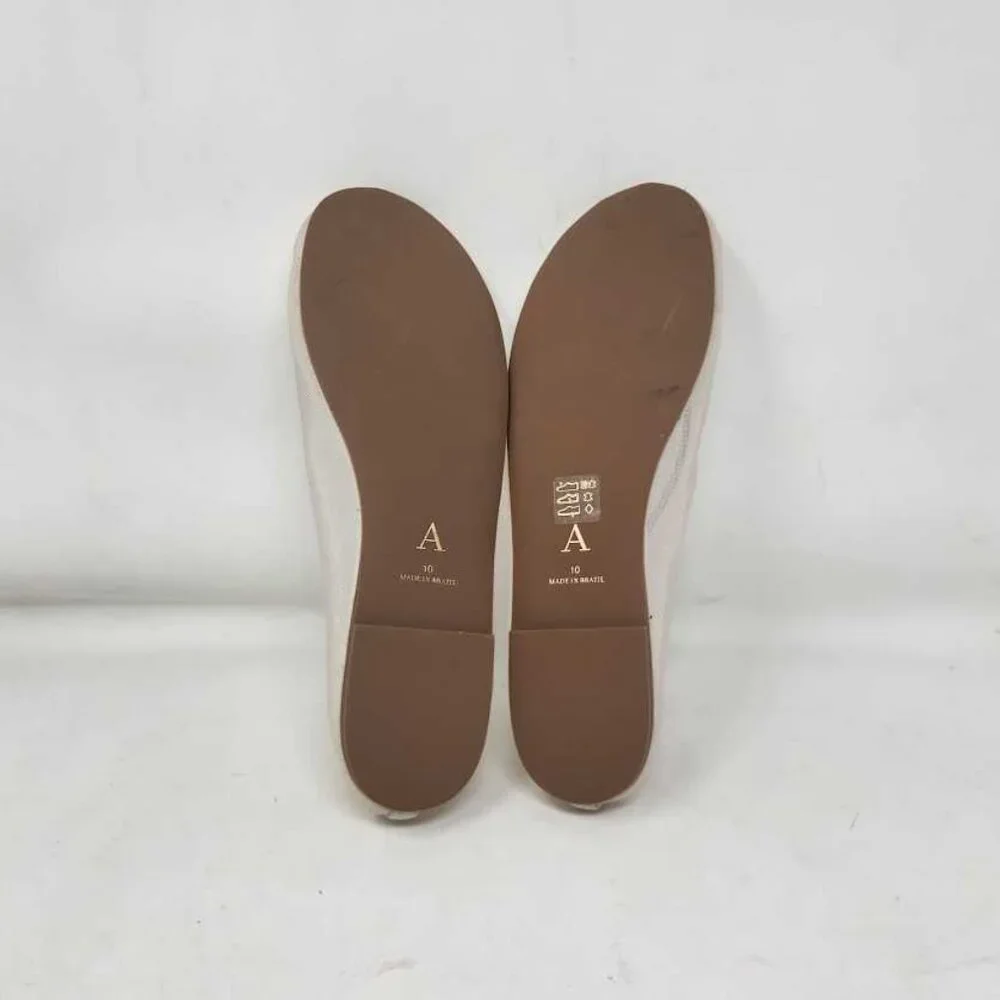 New women's 10 By Anthropologie mesh ballet flats in Cream - Picture 9 of 11